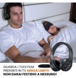 TECHMADE CUFFIA SENZA FILO TV CON RICEVITORE IN BUNDLE