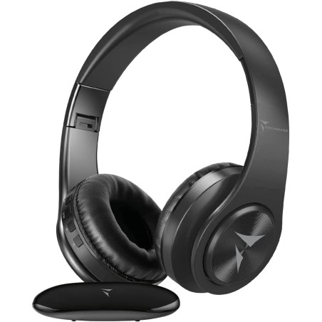 TECHMADE CUFFIA SENZA FILO TV CON RICEVITORE IN BUNDLE