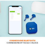 TECHMADE AURICOLARI INTER SENZA FILO CON BOX DI RICARICA