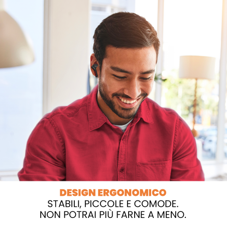 TECHMADE AURICOLARI MILAN SENZA FILO CON BOX DI RICARICA