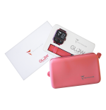 TECHMADE SMARTWATCH DARK PINK + BAG TM-GLOW-DPK