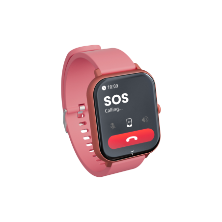 TECHMADE SMARTWATCH DARK PINK + BAG TM-GLOW-DPK