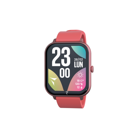 TECHMADE SMARTWATCH DARK PINK + BAG TM-GLOW-DPK