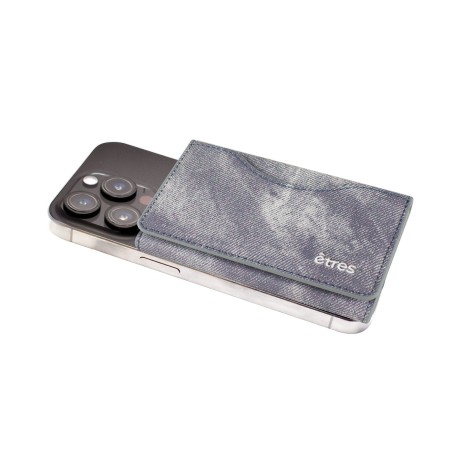 ETRES WALLET LIGHT BLUE JEANS