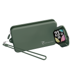 Smartwatch Glow con pochette abbinata - colore verde scuro