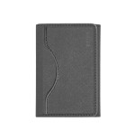 ETRES WALLET SMART FLAT COLLEZIONE SAFFIANO GREY