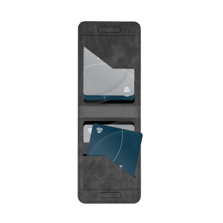 ETRES WALLET COMPATTO PORTACARTE CON AGGANCIO MAGSAFE BLACK
