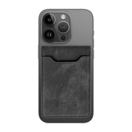 ETRES WALLET COMPATTO PORTACARTE CON AGGANCIO MAGSAFE BLACK