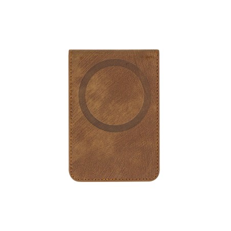 ETRES WALLET COMPATTO PORTACARTE CON AGGANCIO MAGSAFE BROWN
