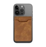 ETRES WALLET COMPATTO PORTACARTE CON AGGANCIO MAGSAFE BROWN
