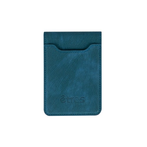ETRES WALLET COMPATTO PORTACARTE CON AGGANCIO MAGSAFE BLUE