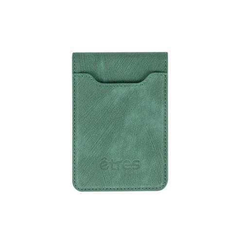 ETRES WALLET COMPATTO PORTACARTE CON AGGANCIO MAGSAFE GREEN