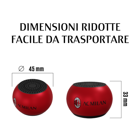 TECHMADE MINISPEAKER UFFICIALE AC MILAN
