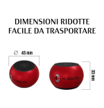 TECHMADE MINISPEAKER UFFICIALE AC MILAN
