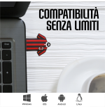 TECHMADE PENDRIVE 32GB UFFICIALE MILAN