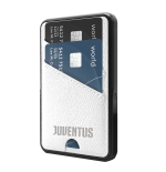 TECHMADE POWERBANK 5000 MAH CON PORTACARTE JUVENTUS WHITE