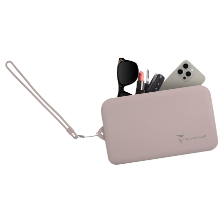 TECHMADE SMARTWATCH LIGHT PURLE + BAG TM-GLOW-WGY