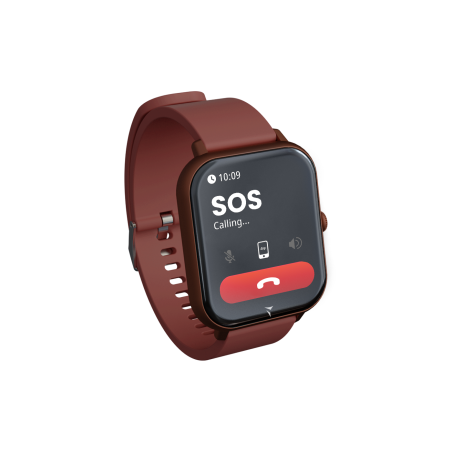 TECHMADE SMARTWATCH DARK RED + BAG TM-GLOW-DRED