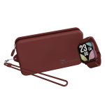 TECHMADE SMARTWATCH DARK RED + BAG TM-GLOW-DRED