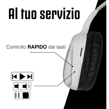 TECHMADE CUFFIA SENZA FILO JUVENTUS TM-ZEB04-JUV