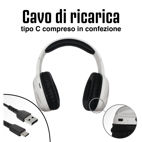 TECHMADE CUFFIA SENZA FILO JUVENTUS TM-ZEB04-JUV