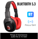 TECHMADE CUFFIE SENZA FILO MILAN TM-ZEB04-MIL