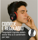 TECHMADE CUFFIE SENZA FILO MILAN TM-ZEB04-MIL