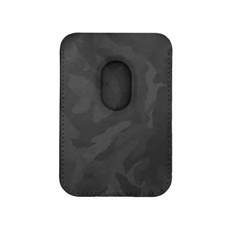 TECHMADE SMART WALLET SLIM DESIGN MAGNETIC 3 CARTE CAM BLACK
