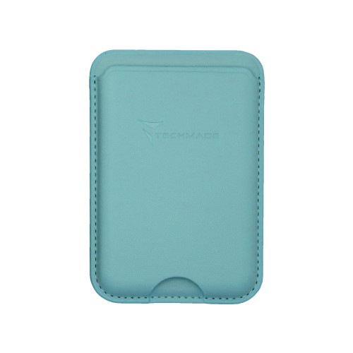 TECHMADE SMART WALLET SLIM DESIGN MAGNETIC 3 CARTE LIGHT BLUE
