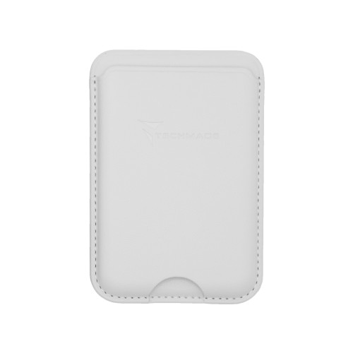TECHMADE SMART WALLET SLIM DESIGN MAGNETIC 3 CARTE WHITE