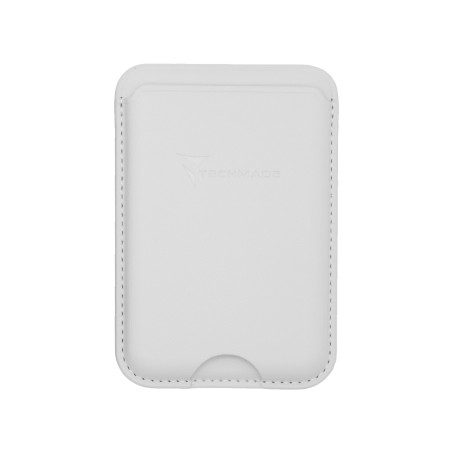 TECHMADE SMART WALLET SLIM DESIGN MAGNETIC 3 CARTE WHITE
