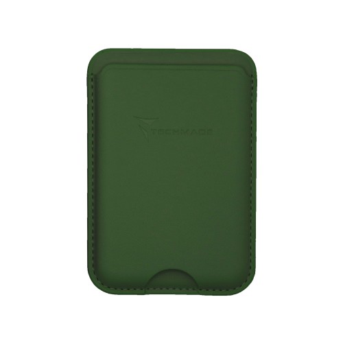 TECHMADE SMART WALLET SLIM DESIGN MAGNETIC 3 CARTE GREEN