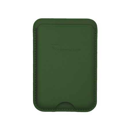 TECHMADE SMART WALLET SLIM DESIGN MAGNETIC 3 CARTE GREEN