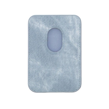 TECHMADE SMART WALLET SLIM DESIGN MAGNETIC 3 CARTE JEANSLIGHTBL