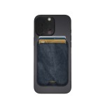TECHMADE SMART WALLET SLIM DESIGN MAGNETIC 3 CARTE JEANS BLUE