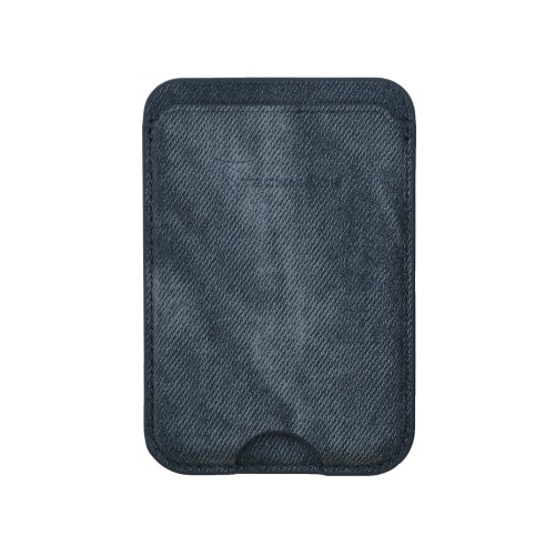 TECHMADE SMART WALLET SLIM DESIGN MAGNETIC 3 CARTE JEANS BLUE