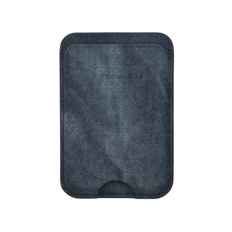 TECHMADE SMART WALLET SLIM DESIGN MAGNETIC 3 CARTE JEANS BLUE