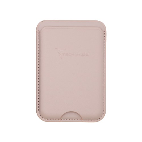 TECHMADE SMART WALLET SLIM DESIGN MAGNETIC 3 CARTE BLACK PINK