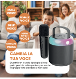 TECHMADE KARAOKE SPEAKER NERO