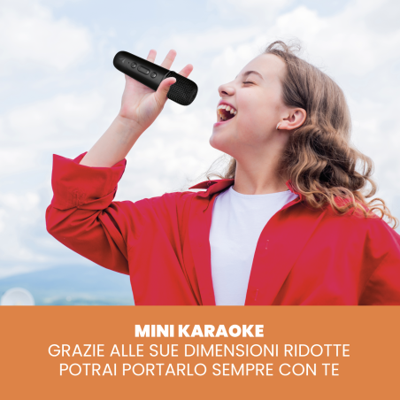 TECHMADE KARAOKE SPEAKER NERO