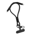 TECHMADE CAVO SMART 56 CM MAX BLACK FAST CHARGING C TO C