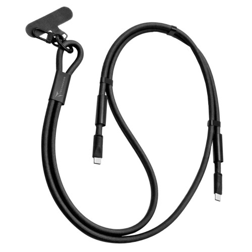 TECHMADE CAVO SMART 150 CM MAX BLACK FAST CHARGING C TO C