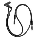 TECHMADE CAVO SMART 150 CM MAX BLACK FAST CHARGING C TO C