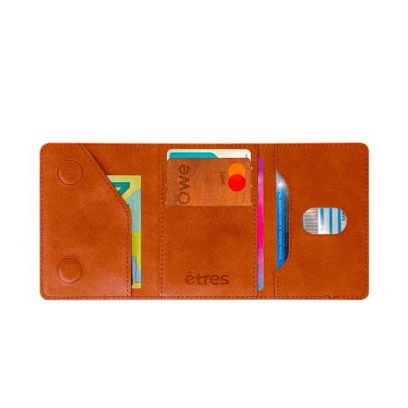 ETRES SMART WALLET CLASSIC DEEP BROWN COLOR