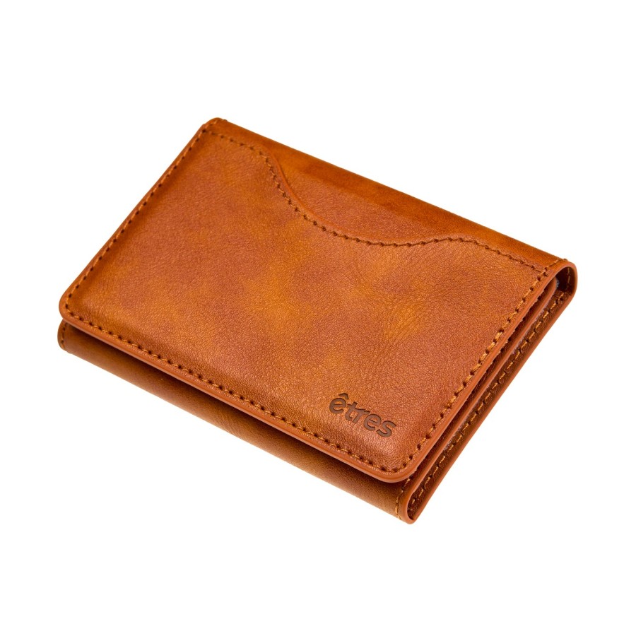 ETRES SMART WALLET CLASSIC DEEP BROWN COLOR