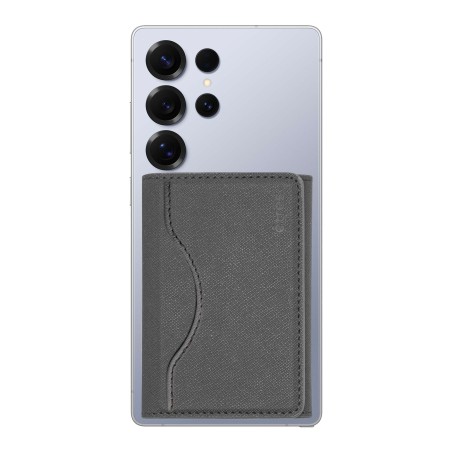 ETRES WALLET SMART FLAT COLLEZIONE SAFFIANO GREY