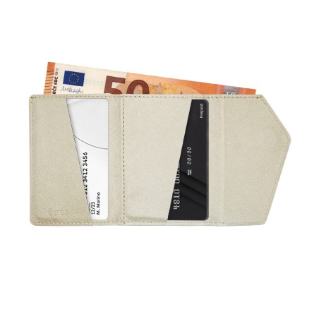 ETRES SMART WALLET EASY SAFFIANO WHITE