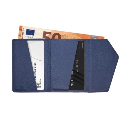 ETRES SMART WALLET EASY SAFFIANO BLUE