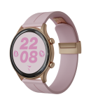 *TECHMADE SMARTWATCH GOLD ROSE CASE + PK BELT + PK EARBUD BUNDLE