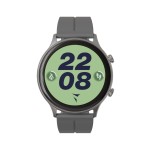 *TECHMADE SMARTWATCH SILVER CASE + GY BELT + BK EARBUD BUNDLE